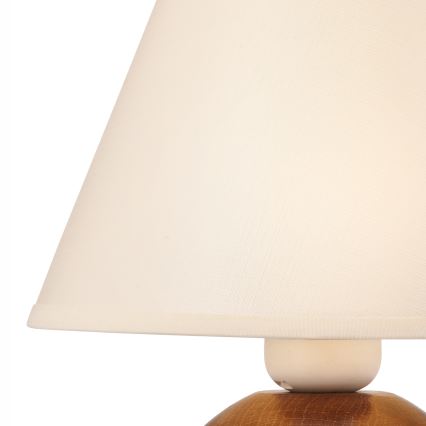 Tischlampe JUTA 1xE27/60W/230V Buche - FSC-zertifiziert
