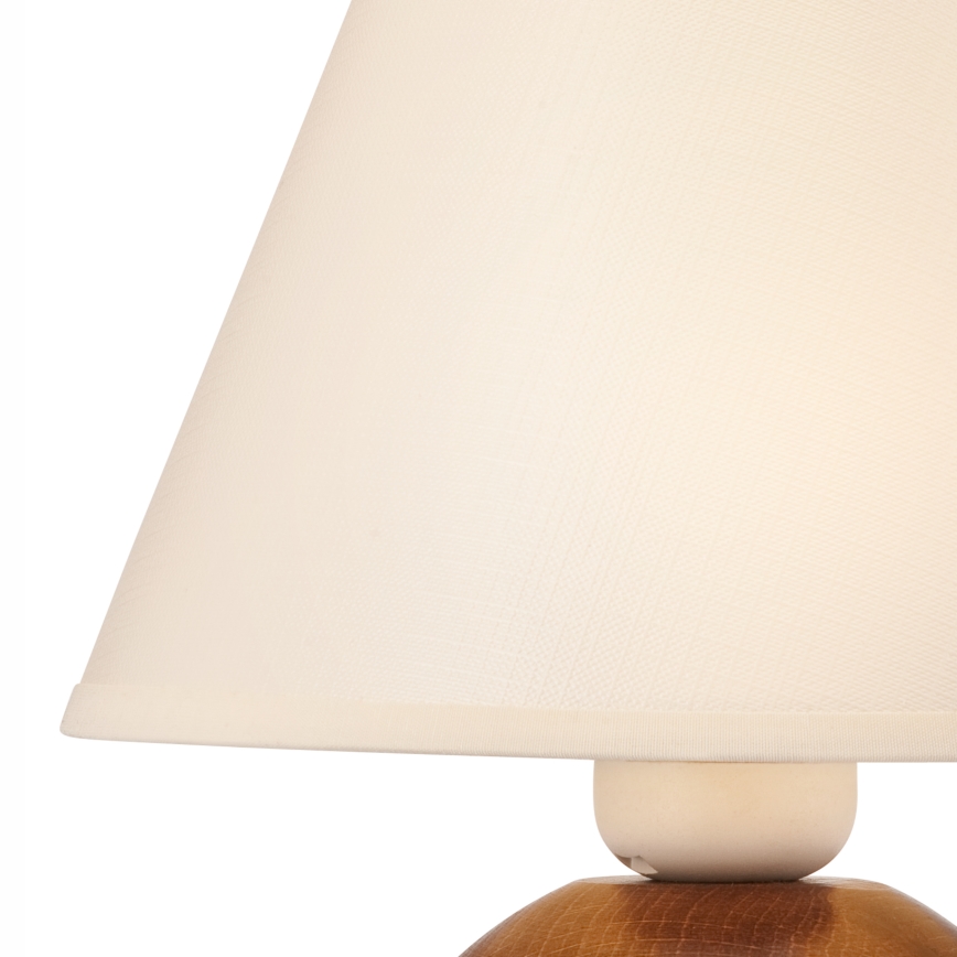 Tischlampe JUTA 1xE27/60W/230V Buche - FSC-zertifiziert