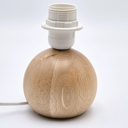 Tischlampe JUTA 1xE27/60W/230V Buche