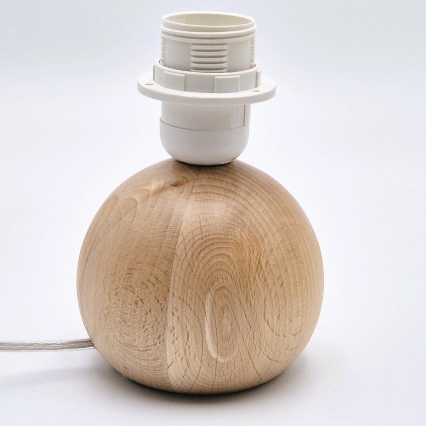 Tischlampe JUTA 1xE27/60W/230V Buche