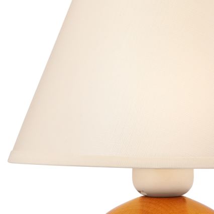Tischlampe JUTA 1xE27/60W/230V Buche