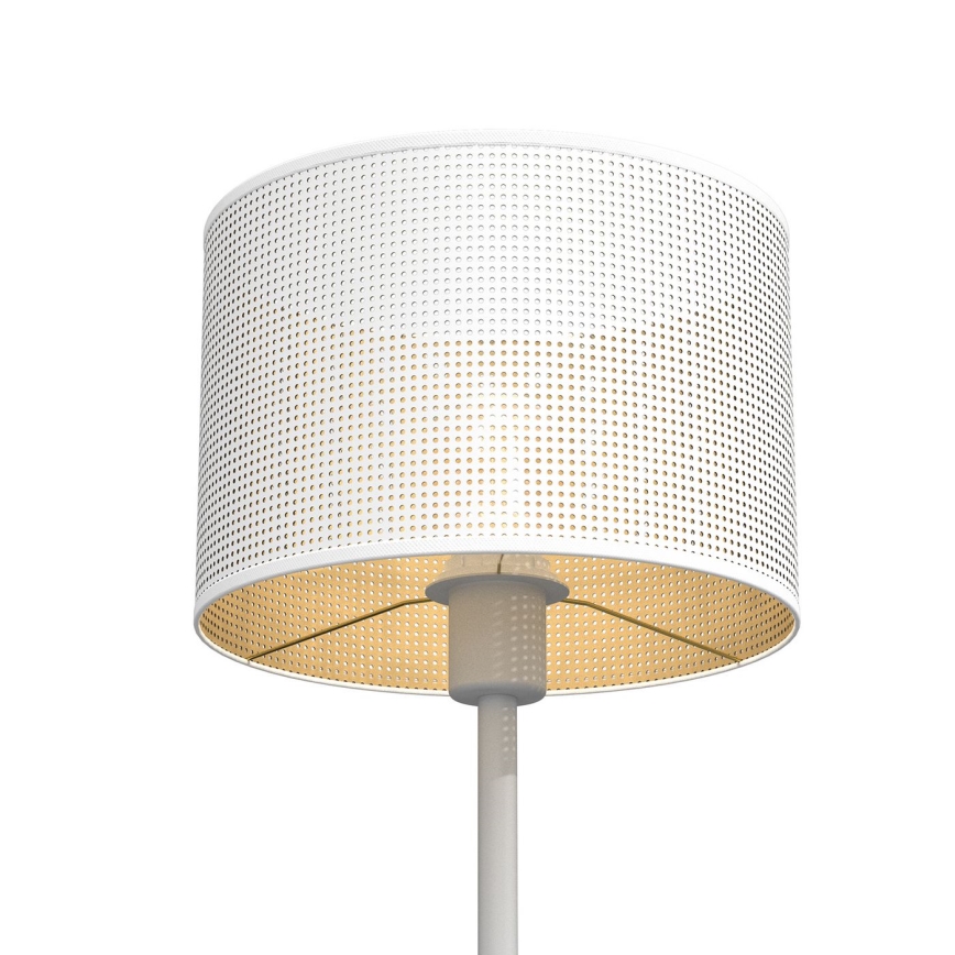 Tischlampe LOFT SHADE 1xE27/60W/230V Durchmesser 25 cm weiß/golden