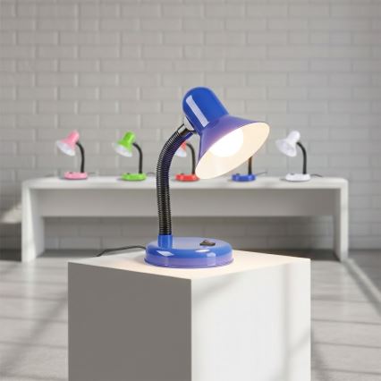 Tischlampe MENTOR 1xE27/15W/230V blau