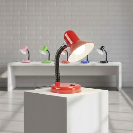 Tischlampe MENTOR 1xE27/15W/230V rot