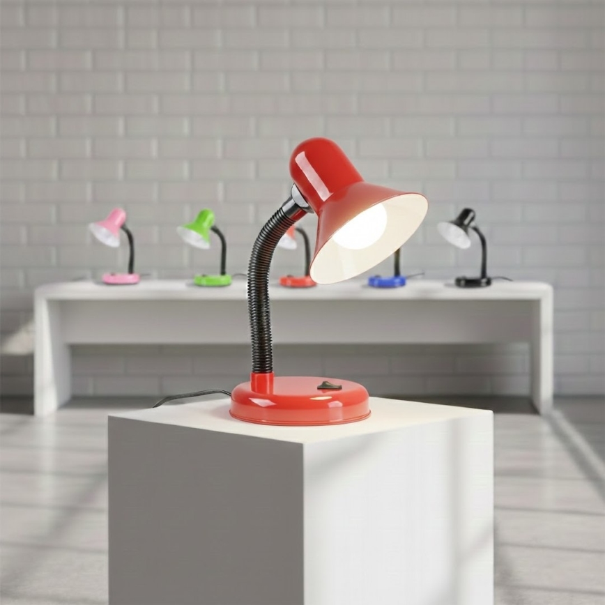 Tischlampe MENTOR 1xE27/15W/230V rot