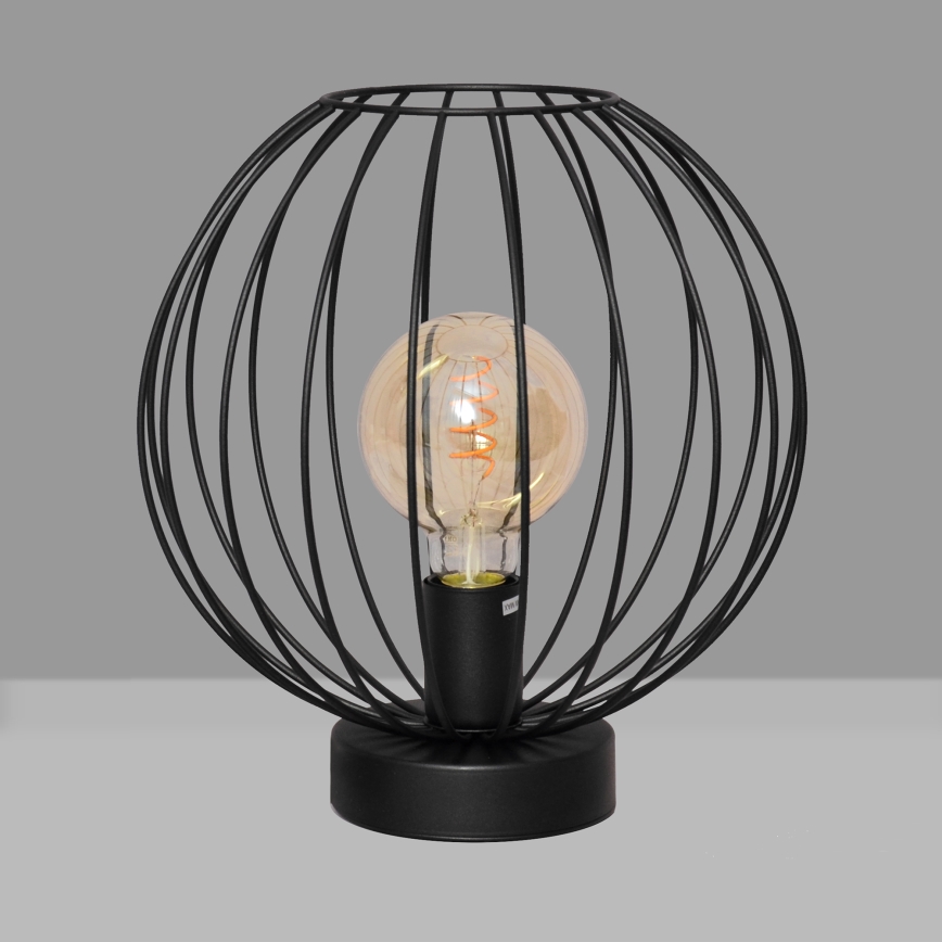 Tischlampe MERCURE 1xE27/15W/230V schwarz