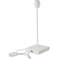 Tischlampe mit USB-Anschluss 1xE27/15W/230V weiß