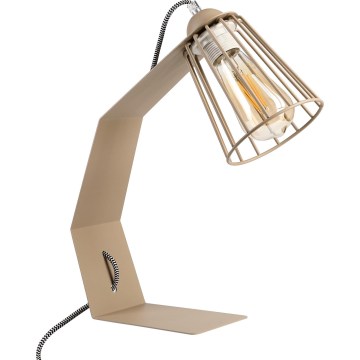 Tischlampe NANDO 1xE27/15W/230V beige