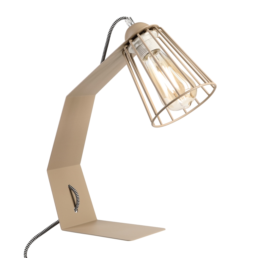 Tischlampe NANDO 1xE27/15W/230V beige