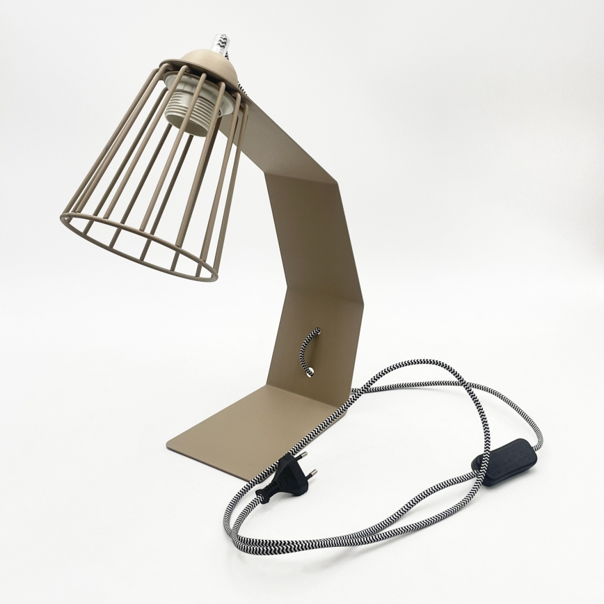 Tischlampe NANDO 1xE27/15W/230V beige