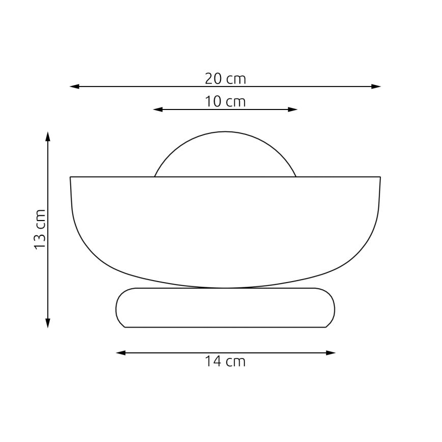 Tischlampe OZZY 1xG9/8W/230V schwarz