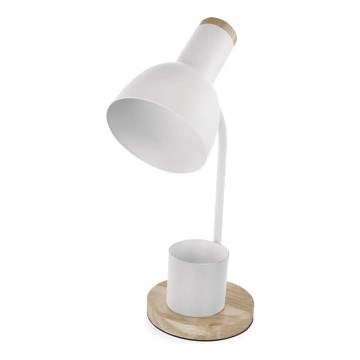 Tischlampe POPPY 1xE27/25W/230V weiß