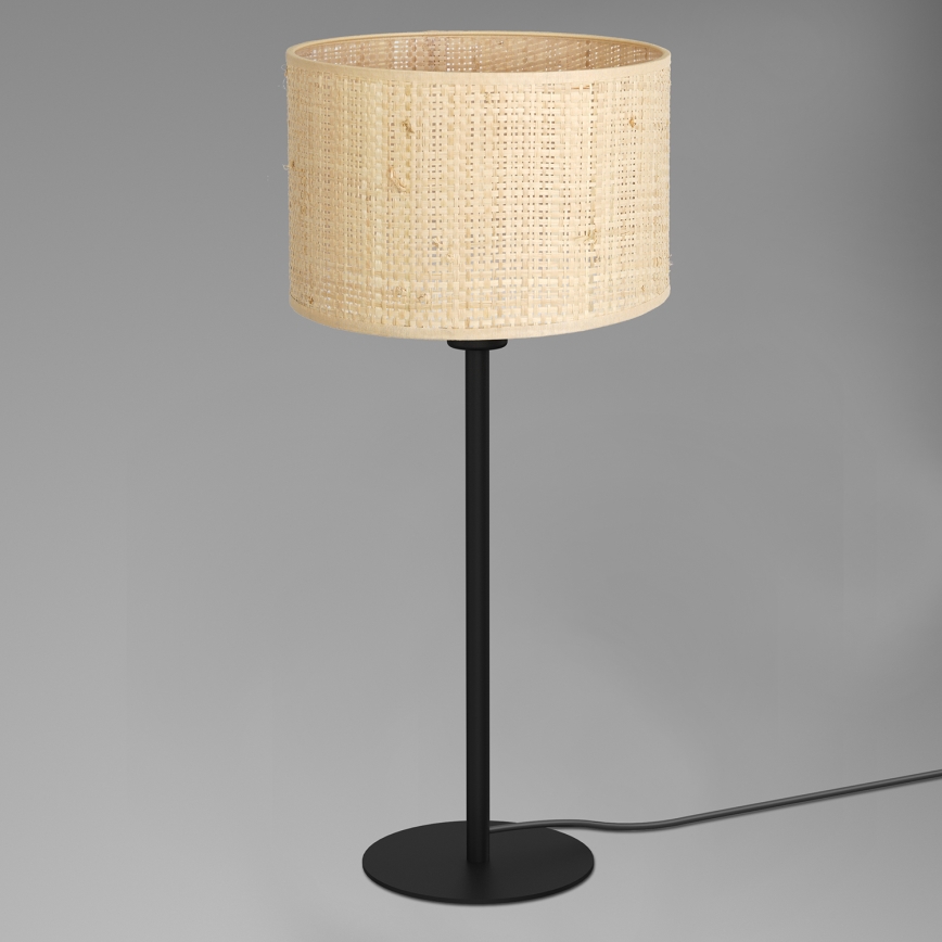 Tischlampe RATTAN 1xE27/60W/230V Ø 25 cm Rattan
