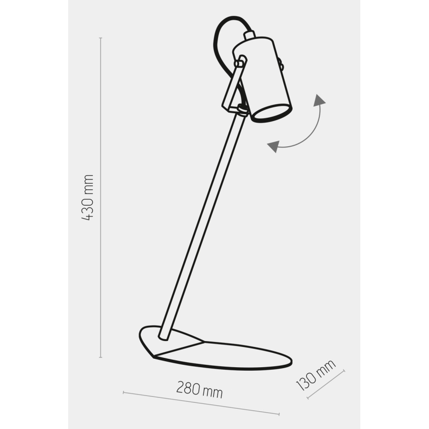 Tischlampe REDO 1xGU10/10W/230V weiß