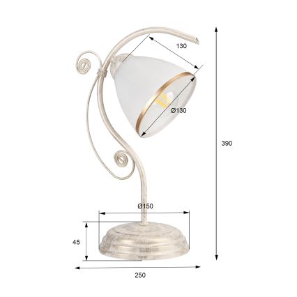 Tischlampe RETRO II 1xE27/60W/230V