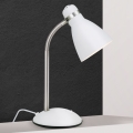 Tischlampe SCHOOL 1xE27/40W/230V weiß/matt-chrom
