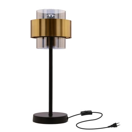 Tischlampe SPIEGA 1xE27/60W/230V golden/schwarz