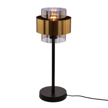 Tischlampe SPIEGA 1xE27/60W/230V golden/schwarz