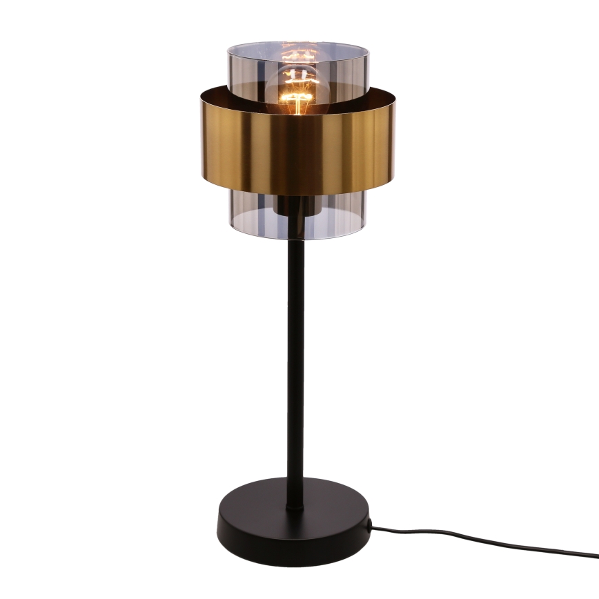Tischlampe SPIEGA 1xE27/60W/230V golden/schwarz