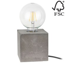 Tischlampe STRONG 1xE27/25W/230V – FSC-zertifiziert