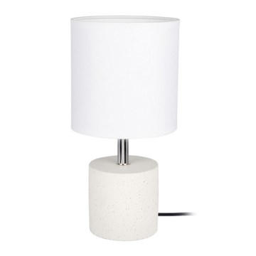 Tischlampe STRONG ROUND 1xE27/25W/230V Beton
