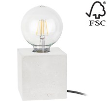 Tischlampe STRONG SQUARE 1xE27/25W/230V – FSC-zertifiziert