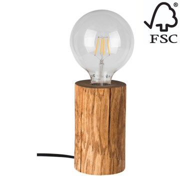 Tischlampe TRABO 1xE27/25W/230V – FSC-zertifiziert