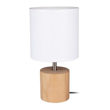 Tischlampe TRONGO ROUND 1xE27/25W/230V Eiche