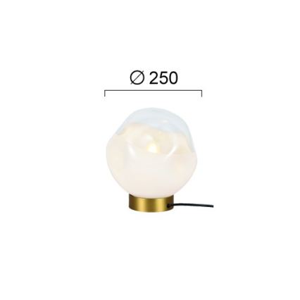 Tischlampe VANA 1xE27/40W/230V creme/gold