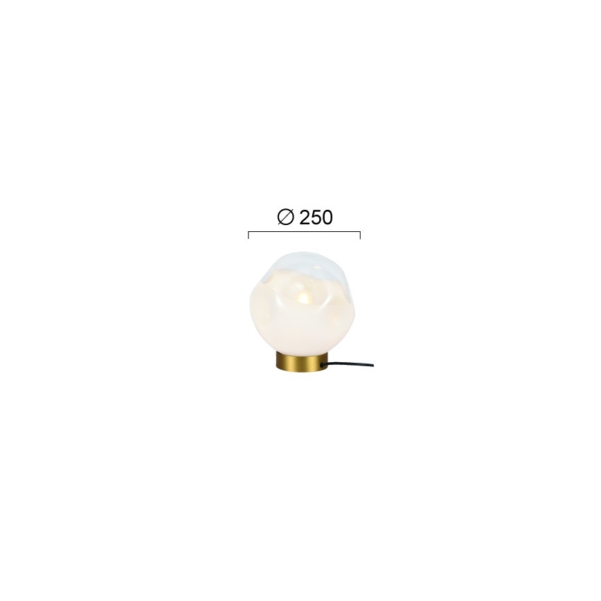 Tischlampe VANA 1xE27/40W/230V creme/gold