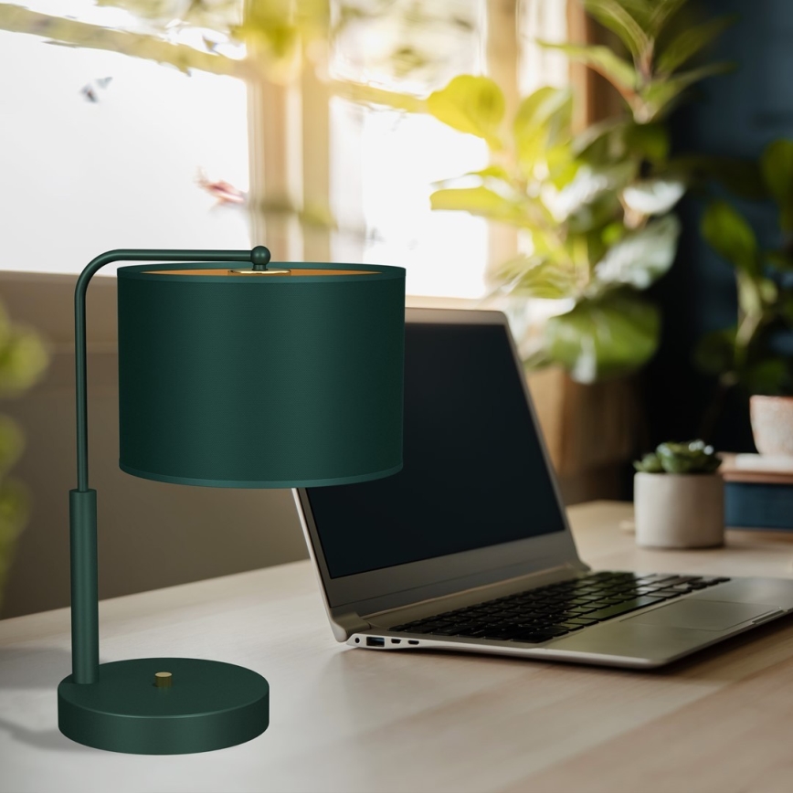 Tischlampe VERDE 1xE27/60W/230V grün