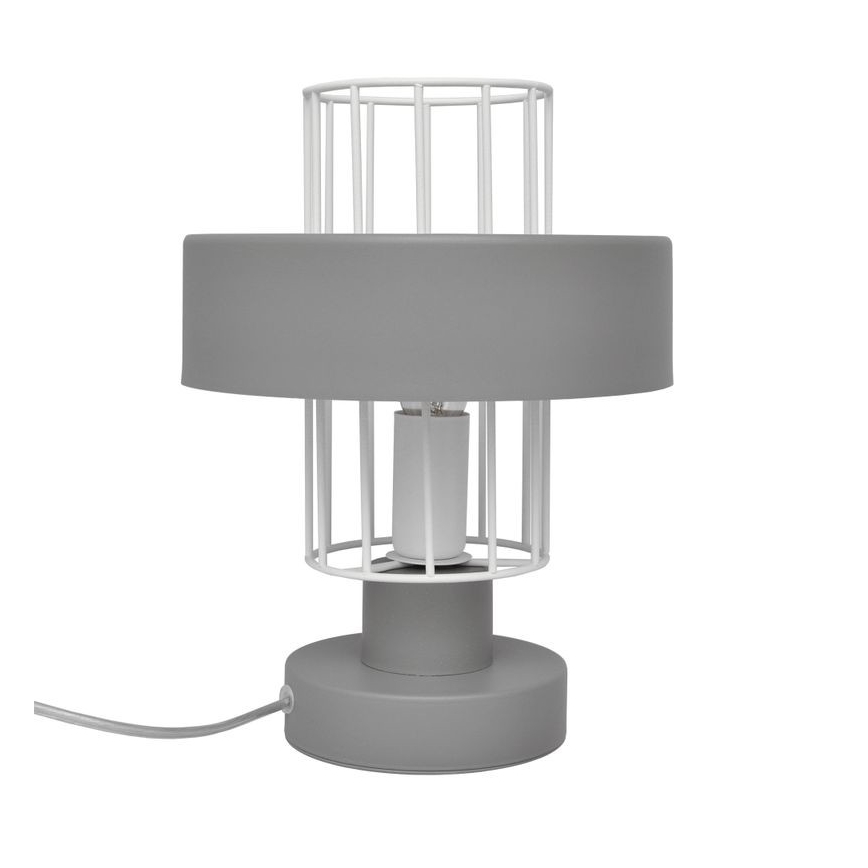 Tischlampe VOLTA 1xE27/15W/230V grau