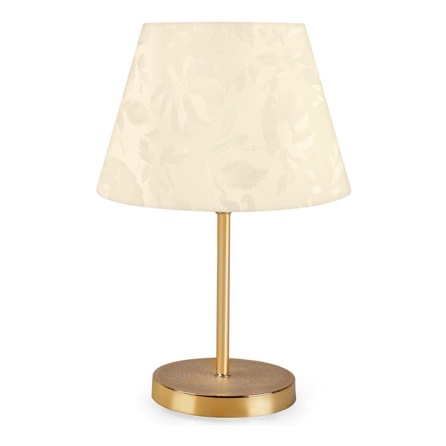 Tischleuchte AYD 1xE27/60W/230V beige/gold