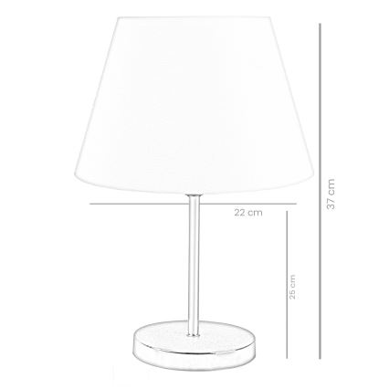 Tischleuchte AYD 1xE27/60W/230V beige/gold