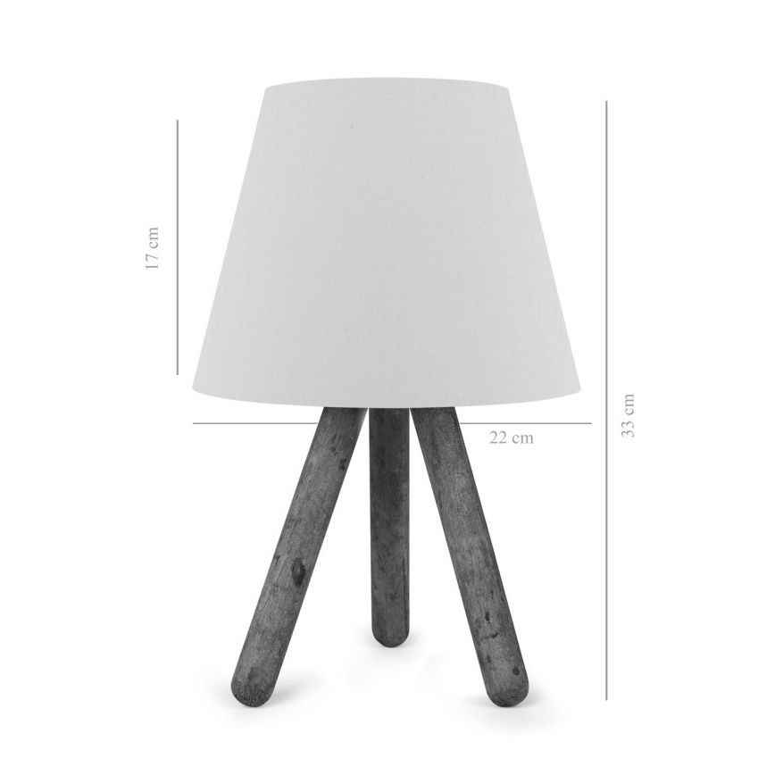 Tischleuchte AYD 1xE27/60W/230V beige