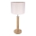 Tischleuchte BENITA 1xE27/60W/230V 61 cm cremefarben/Eiche