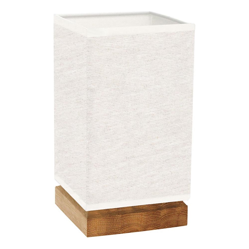 Tischleuchte FIRE 1xE27/25W/230V Eiche/beige Eiche