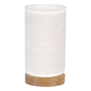 Tischleuchte FIRE 1xE27/25W/230V Eiche/beige Eiche
