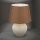 Tischleuchte MASAI 1xE27/40W/230V Keramik braun/beige