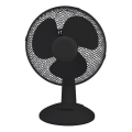 Tischventilator 38 W/230 V Ø 25 cm schwarz