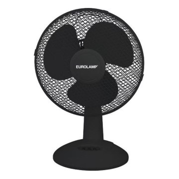 Tischventilator 38 W/230 V Ø 25 cm schwarz