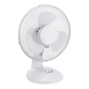 Tischventilator 38W/230V Ø 25 cm weiß