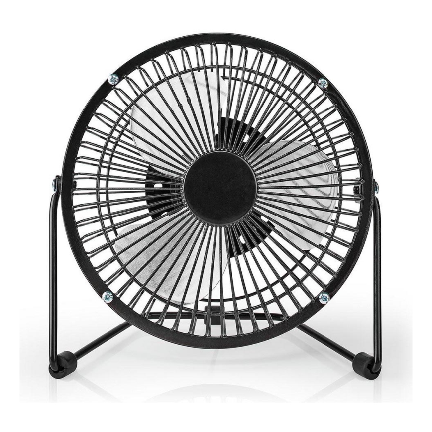 Tischventilator 3W/USB 15 cm schwarz