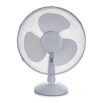 Tischventilator 40W 34cm weiß