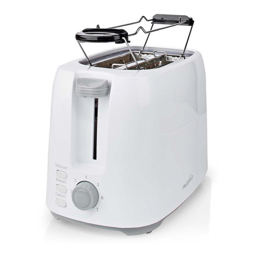 Toaster mit zwei Öffnungen und Erwärmung 750W/230V weiß