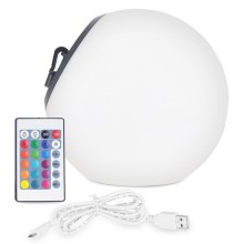 Top Light BALL RGB RC - LED RGB Dimmbare Solarleuchte LED/1,2W/3,7V IP44