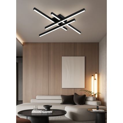 Top Light - Dimmbare LED-Aufbauleuchte CROSS LED/50W/230V 3000-6500K + Fernbedienung