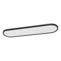 Top Light - dimmbare LED-Decken-/Pendelleuchte OVAL LED/36W/230V 3000-6500K schwarz + Fernbedienung