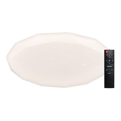 Top Light - LED-dimmbare Badezimmer-Deckenleuchte SPARKLE LED/60W/230V 3000-6500K IP44 Ø 49 cm weiß + Fernbedienung