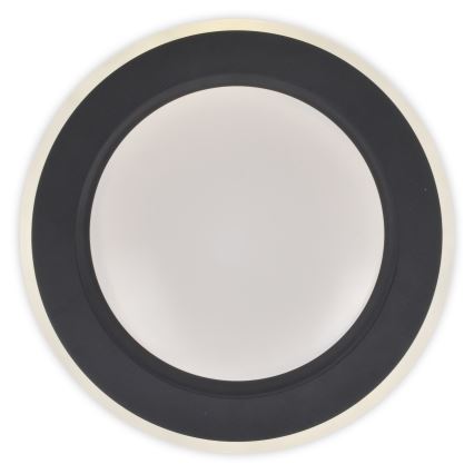Top Light - Dimmbare LED-Deckenleuchte NORMAN LED/60W/230V d 49 cm schwarz + Fernbedienung